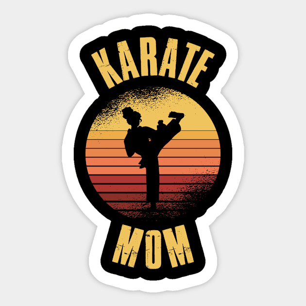 Karate Mom Funny Karate Gift Sticker by CatRobot